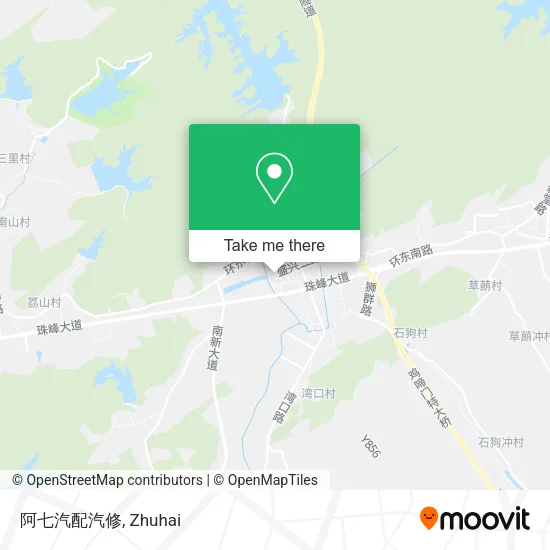 阿七汽配汽修 map