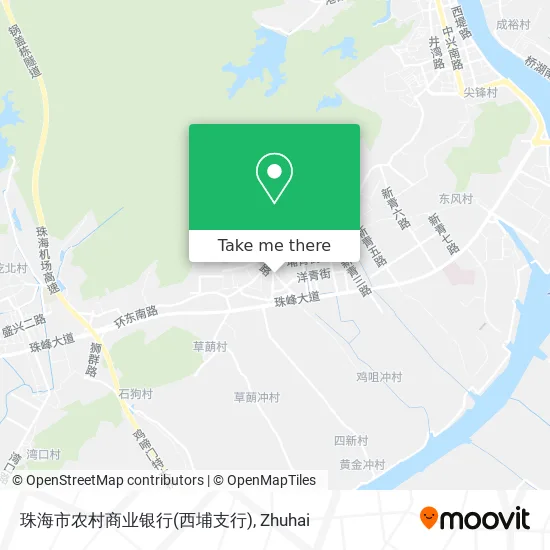 珠海市农村商业银行(西埔支行) map
