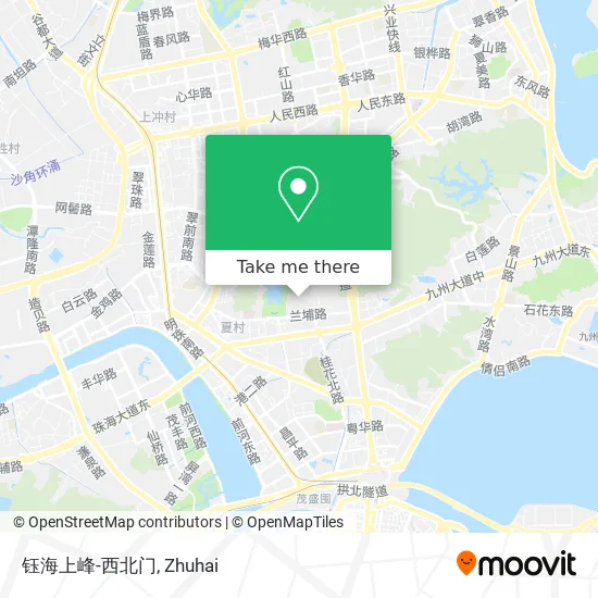 钰海上峰-西北门 map