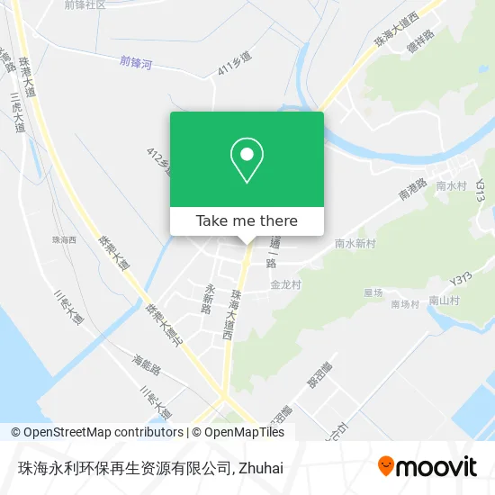 珠海永利环保再生资源有限公司 map