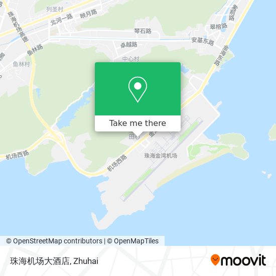 珠海机场大酒店 map