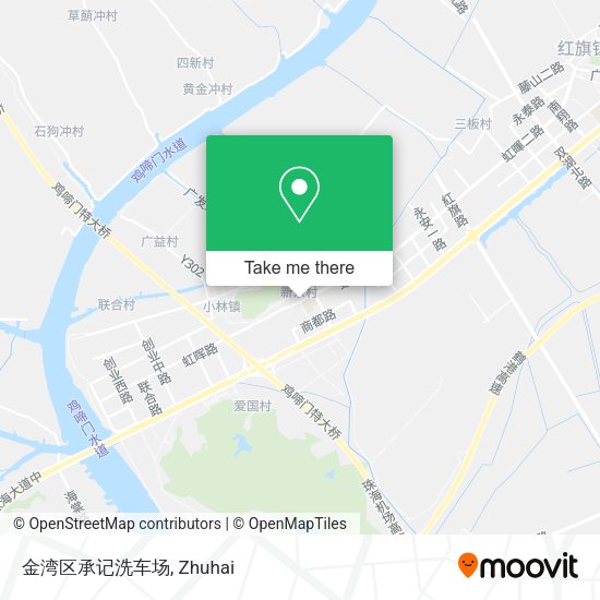 金湾区承记洗车场 map