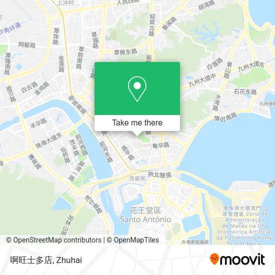 啊旺士多店 map