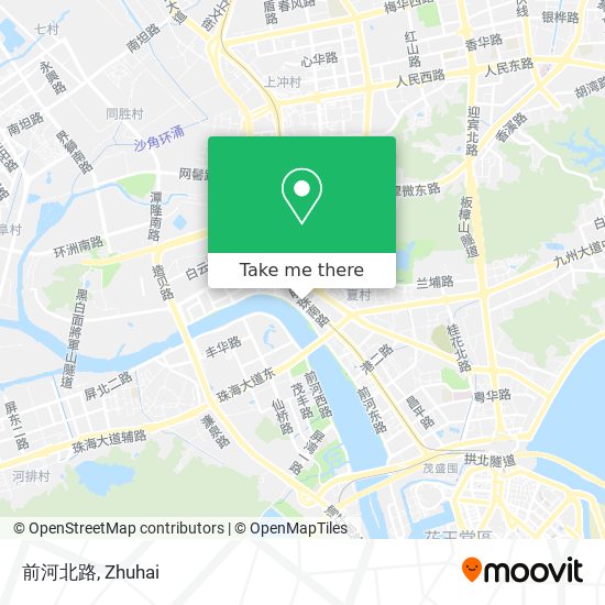 前河北路 map