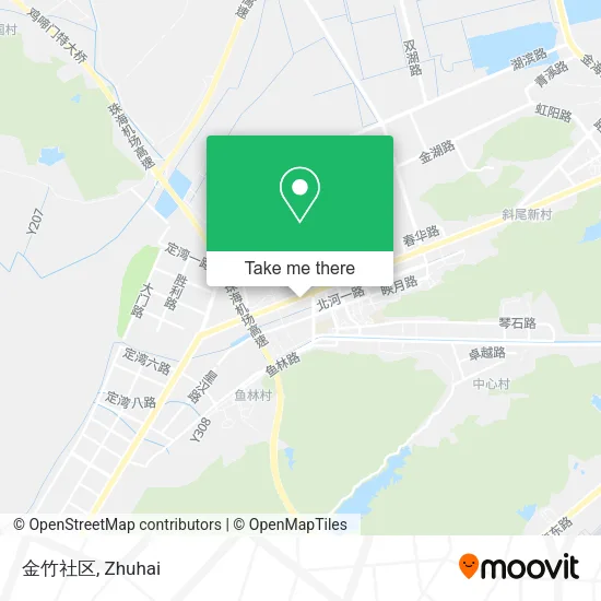金竹社区 map