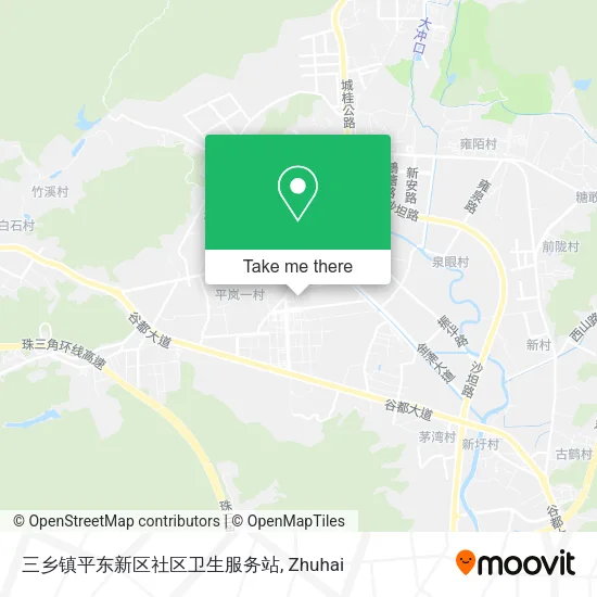 三乡镇平东新区社区卫生服务站 map