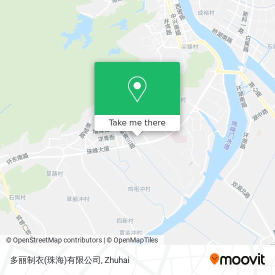 多丽制衣(珠海)有限公司 map