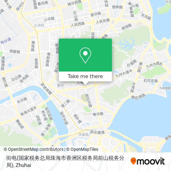 街电(国家税务总局珠海市香洲区税务局前山税务分局) map