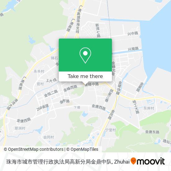 珠海市城市管理行政执法局高新分局金鼎中队 map