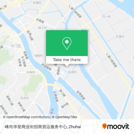 峰尚华发商业街招商营运服务中心 map