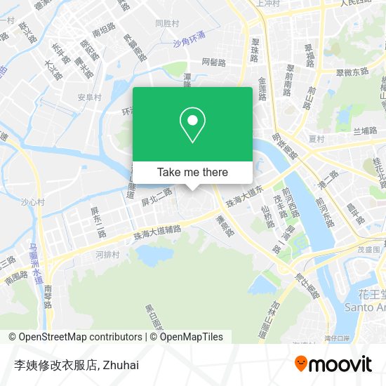 李姨修改衣服店 map