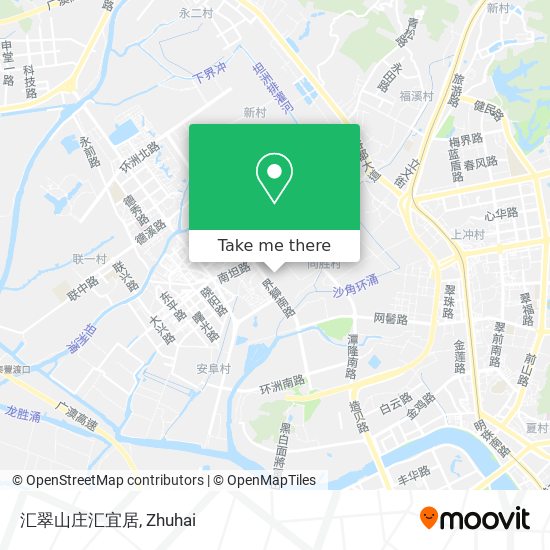 汇翠山庄汇宜居 map
