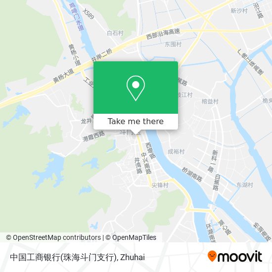 中国工商银行(珠海斗门支行) map