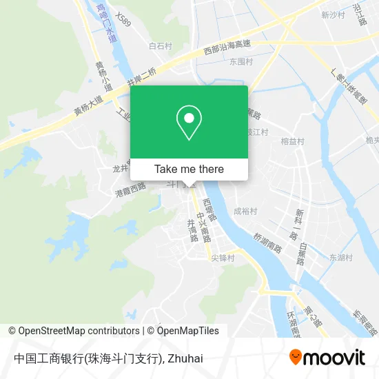 中国工商银行(珠海斗门支行) map
