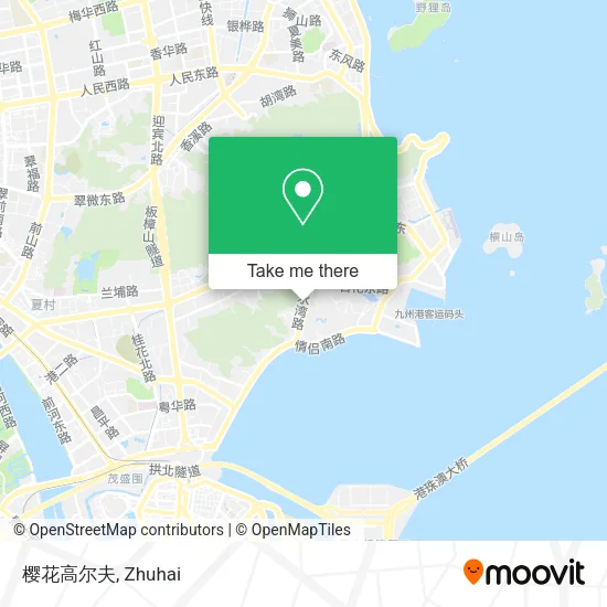 樱花高尔夫 map