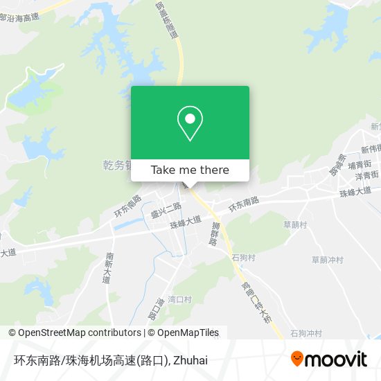 环东南路/珠海机场高速(路口) map