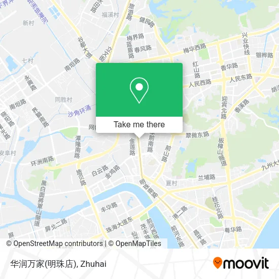 华润万家(明珠店) map