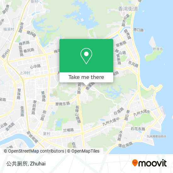 公共厕所 map