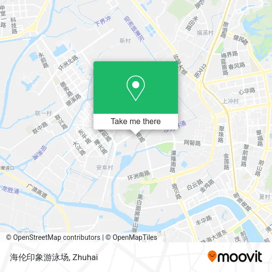 海伦印象游泳场 map