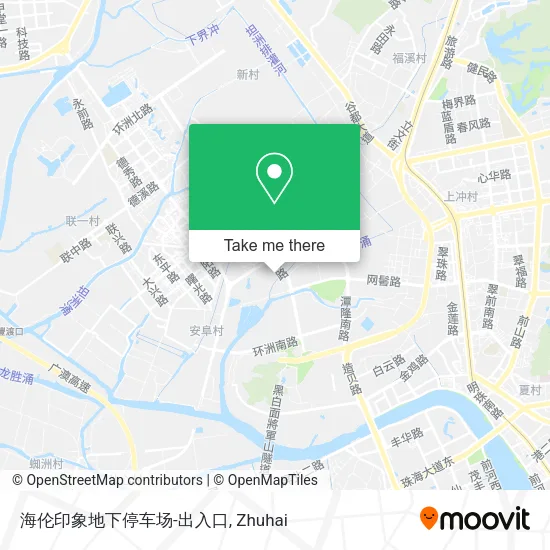 海伦印象地下停车场-出入口 map
