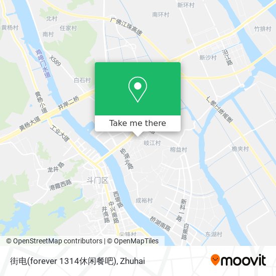 街电(forever 1314休闲餐吧) map