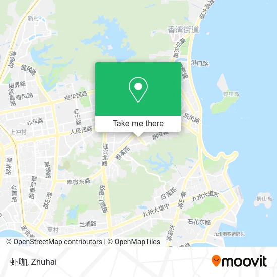虾咖 map
