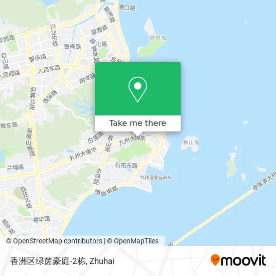 香洲区绿茵豪庭-2栋 map