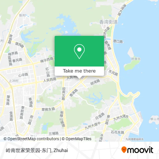 岭南世家荣景园-东门 map