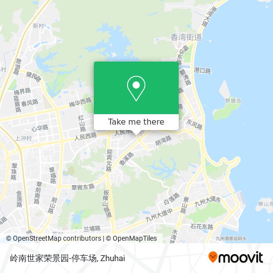 岭南世家荣景园-停车场 map
