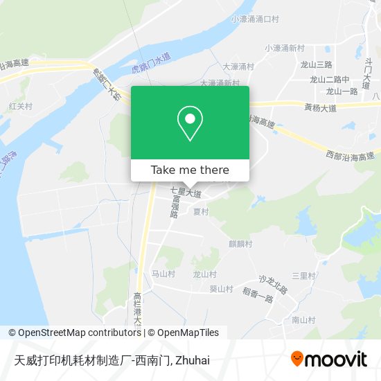 天威打印机耗材制造厂-西南门 map