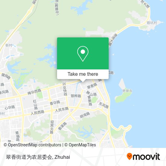 翠香街道为农居委会 map