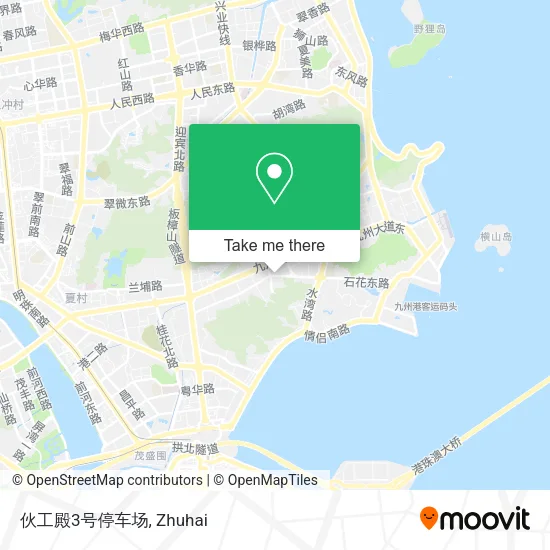 伙工殿3号停车场 map