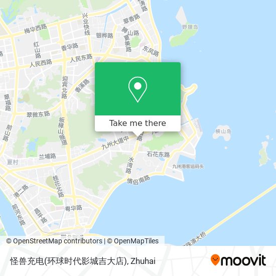 怪兽充电(环球时代影城吉大店) map