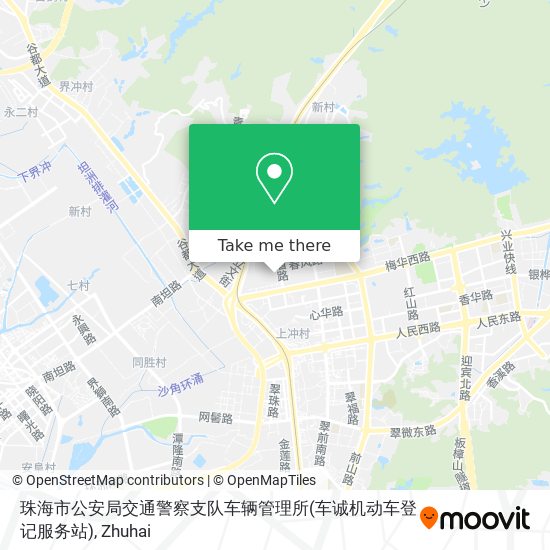 珠海市公安局交通警察支队车辆管理所(车诚机动车登记服务站) map