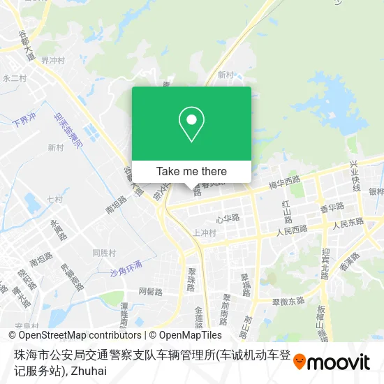 珠海市公安局交通警察支队车辆管理所(车诚机动车登记服务站) map
