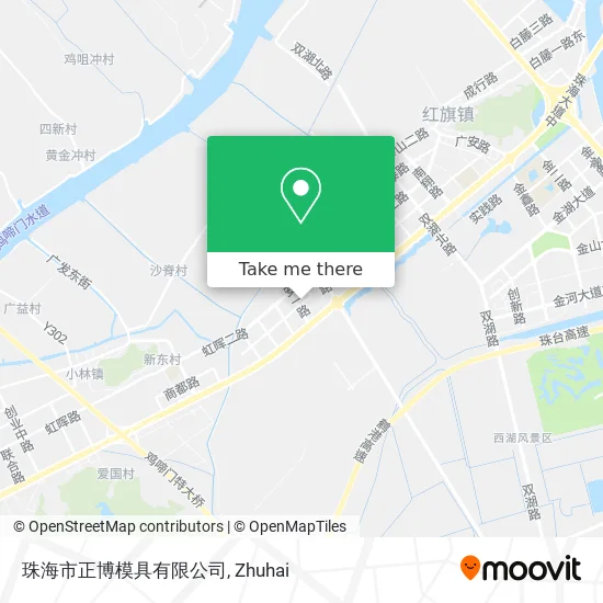 珠海市正博模具有限公司 map