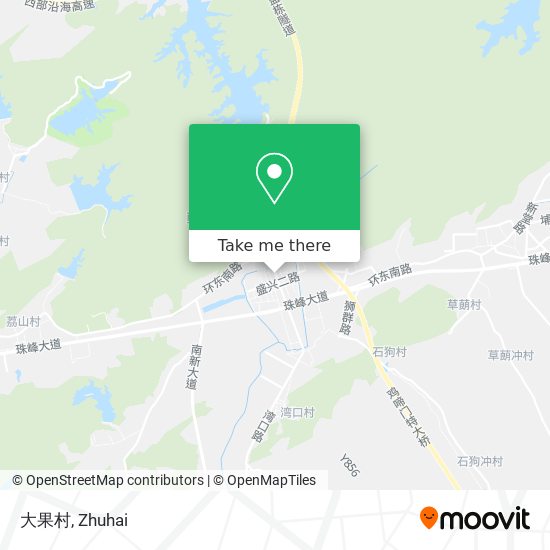 大果村 map