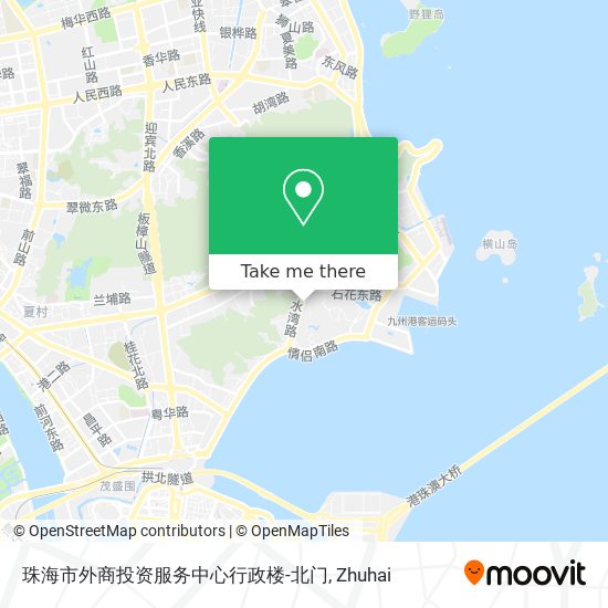 珠海市外商投资服务中心行政楼-北门 map