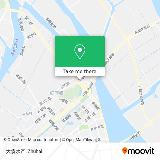 大傻水产 map