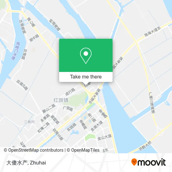 大傻水产 map