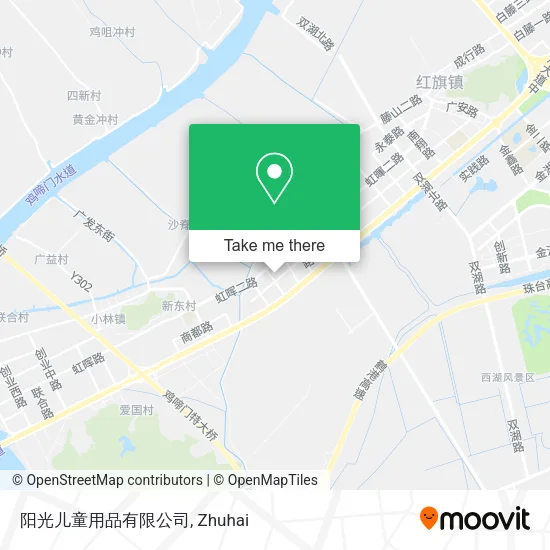 阳光儿童用品有限公司 map