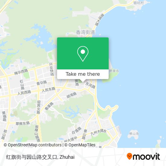 红旗街与园山路交叉口 map