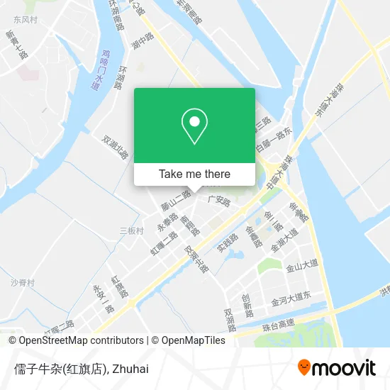 儒子牛杂(红旗店) map