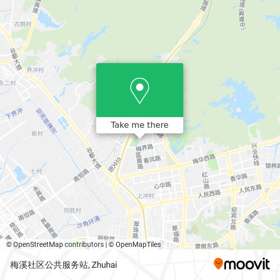 梅溪社区公共服务站 map