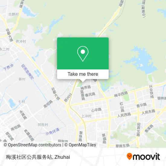 梅溪社区公共服务站 map
