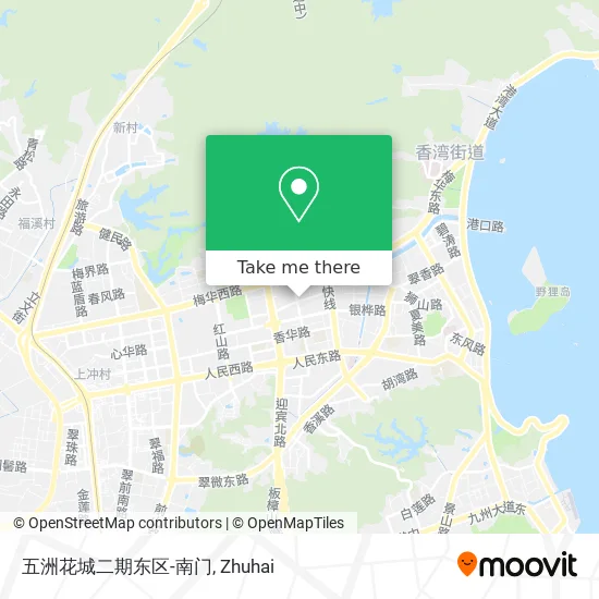 五洲花城二期东区-南门 map