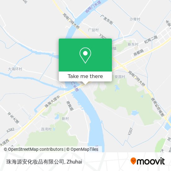 珠海源安化妆品有限公司 map