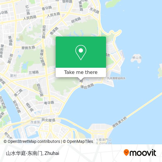 山水华庭-东南门 map