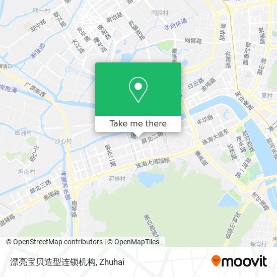 漂亮宝贝造型连锁机构 map