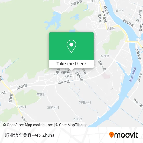 顺业汽车美容中心 map